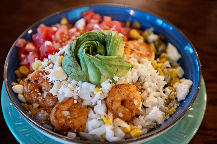 A dish from the Los Rancheros kitchen