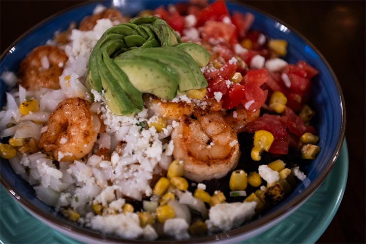 A dish from the Los Rancheros kitchen