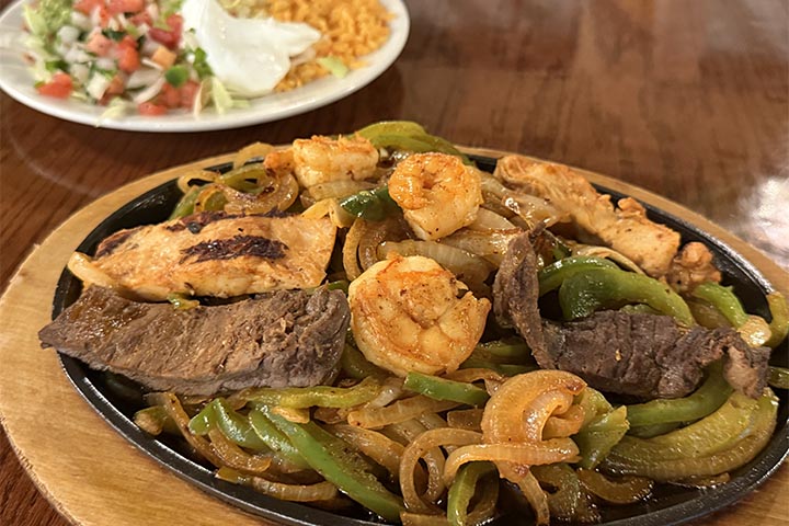 A dish from the Los Rancheros kitchen
