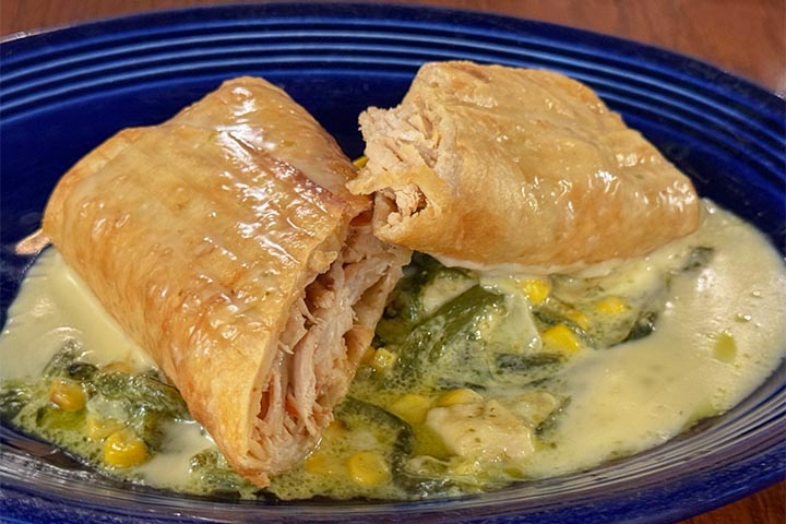 A dish from the Los Rancheros kitchen