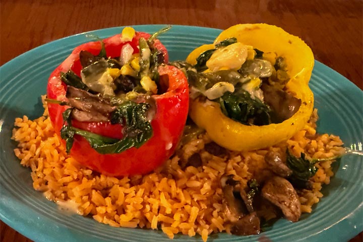 A dish from the Los Rancheros kitchen