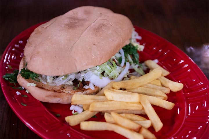 A dish from the Los Rancheros kitchen