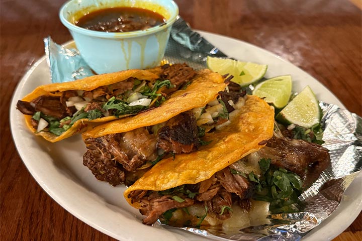 A dish from the Los Rancheros kitchen
