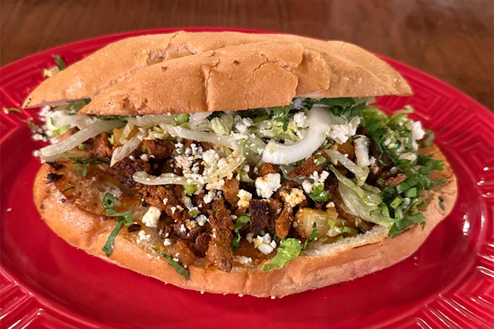 A dish from the Los Rancheros kitchen