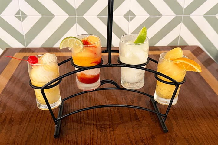Margaritas and drinks at Los Rancheros
